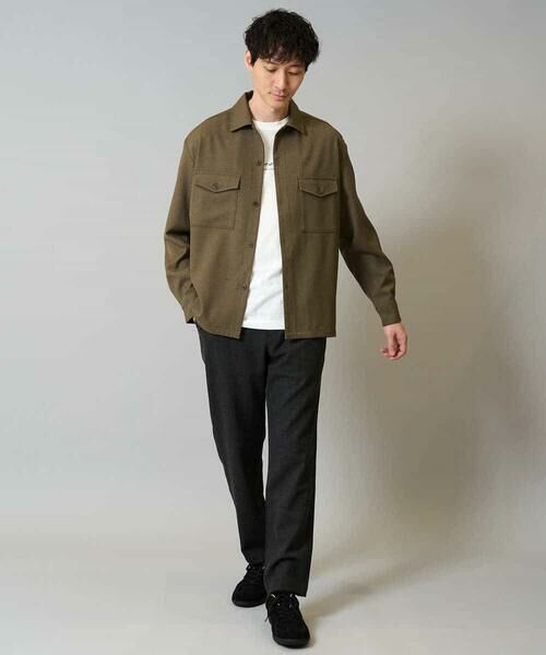 a.v.v / アー・ヴェ・ヴェ シャツ・ブラウス | 【イージーケア/シワになりにくい】ダブルポケットシャツ 秋リライト【洗濯機で洗える/ストレッチ】 | 詳細3