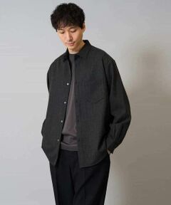 a.v.v / アー・ヴェ・ヴェ シャツ・ブラウス | 【イージーケア/シワになりにくい】ワイドシルエットシャツ 秋リライト【洗濯機で洗える/ストレッチ】