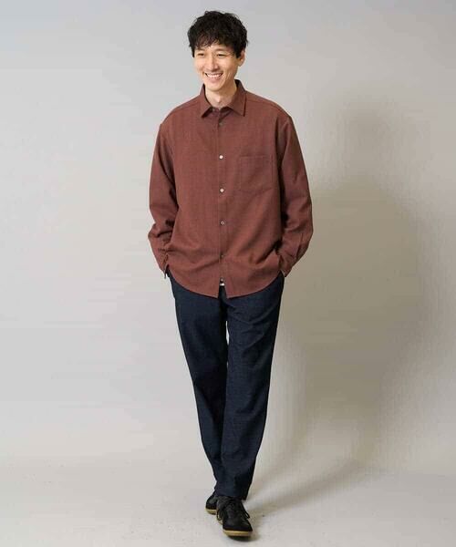 a.v.v / アー・ヴェ・ヴェ シャツ・ブラウス | 【イージーケア/シワになりにくい】ワイドシルエットシャツ 秋リライト【洗濯機で洗える/ストレッチ】 | 詳細1