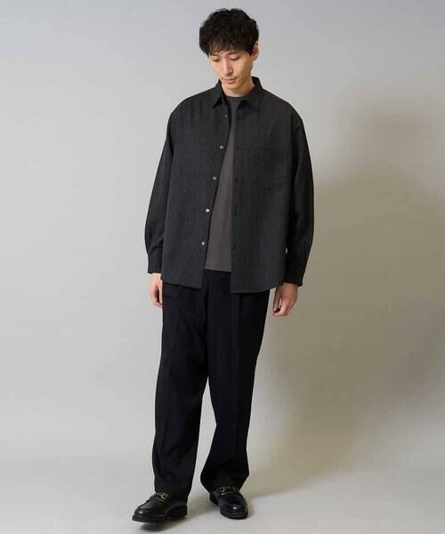 a.v.v / アー・ヴェ・ヴェ シャツ・ブラウス | 【イージーケア/シワになりにくい】ワイドシルエットシャツ 秋リライト【洗濯機で洗える/ストレッチ】 | 詳細12