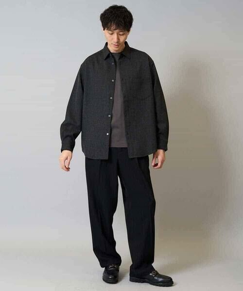 a.v.v / アー・ヴェ・ヴェ シャツ・ブラウス | 【イージーケア/シワになりにくい】ワイドシルエットシャツ 秋リライト【洗濯機で洗える/ストレッチ】 | 詳細13