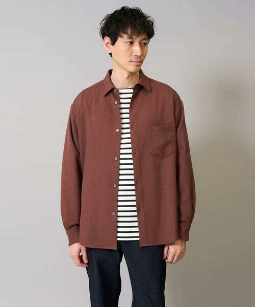 a.v.v / アー・ヴェ・ヴェ シャツ・ブラウス | 【イージーケア/シワになりにくい】ワイドシルエットシャツ 秋リライト【洗濯機で洗える/ストレッチ】 | 詳細15