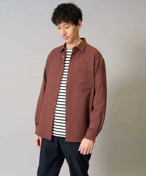 a.v.v / アー・ヴェ・ヴェ シャツ・ブラウス | 【イージーケア/シワになりにくい】ワイドシルエットシャツ 秋リライト【洗濯機で洗える/ストレッチ】 | 詳細16