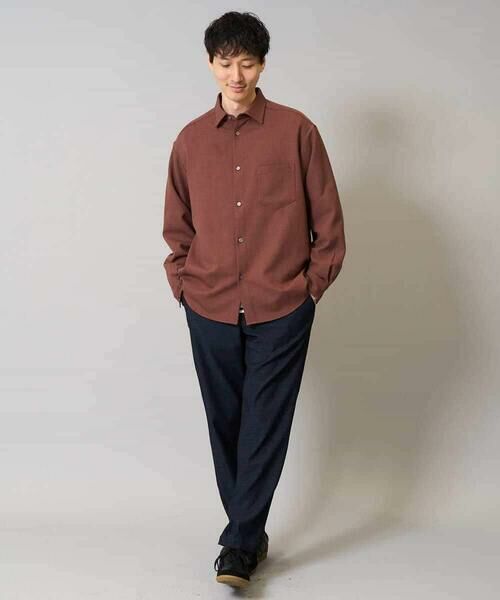 a.v.v / アー・ヴェ・ヴェ シャツ・ブラウス | 【イージーケア/シワになりにくい】ワイドシルエットシャツ 秋リライト【洗濯機で洗える/ストレッチ】 | 詳細3