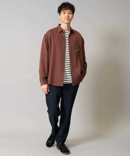 a.v.v / アー・ヴェ・ヴェ シャツ・ブラウス | 【イージーケア/シワになりにくい】ワイドシルエットシャツ 秋リライト【洗濯機で洗える/ストレッチ】 | 詳細4