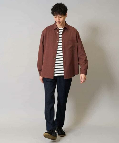 a.v.v / アー・ヴェ・ヴェ シャツ・ブラウス | 【イージーケア/シワになりにくい】ワイドシルエットシャツ 秋リライト【洗濯機で洗える/ストレッチ】 | 詳細6