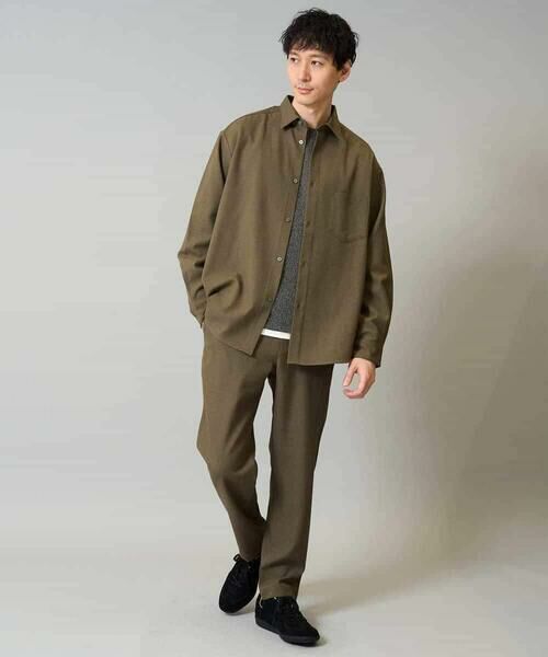 a.v.v / アー・ヴェ・ヴェ シャツ・ブラウス | 【イージーケア/シワになりにくい】ワイドシルエットシャツ 秋リライト【洗濯機で洗える/ストレッチ】 | 詳細9