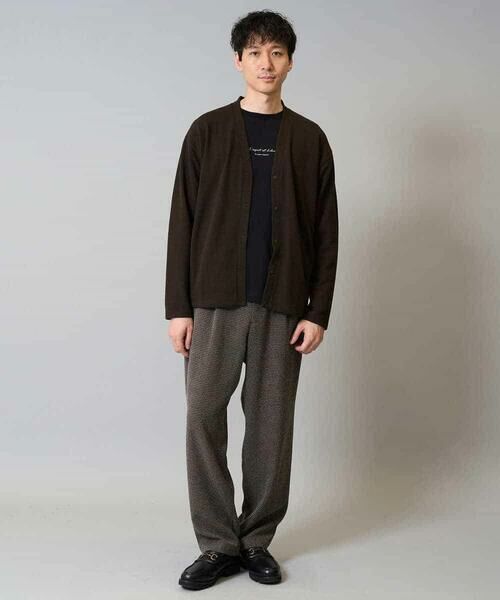 a.v.v / アー・ヴェ・ヴェ カーディガン・ボレロ | 【イージーケア/ストレッチ】ガーターカーディガン【洗濯機で洗える】 | 詳細2