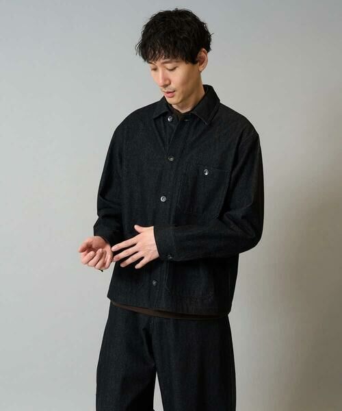 a.v.v / アー・ヴェ・ヴェ Gジャン・デニムジャケット | 【洗濯機で洗える】ワイドシルエットデニムカバーオール | 詳細11