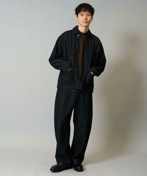 a.v.v / アー・ヴェ・ヴェ Gジャン・デニムジャケット | 【洗濯機で洗える】ワイドシルエットデニムカバーオール | 詳細2