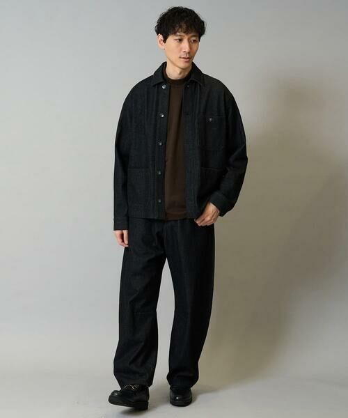 a.v.v / アー・ヴェ・ヴェ Gジャン・デニムジャケット | 【洗濯機で洗える】ワイドシルエットデニムカバーオール | 詳細3