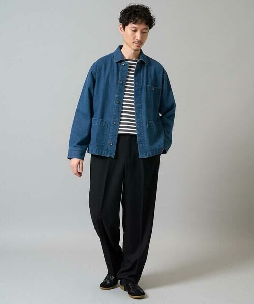 a.v.v / アー・ヴェ・ヴェ Gジャン・デニムジャケット | 【洗濯機で洗える】ワイドシルエットデニムカバーオール | 詳細6