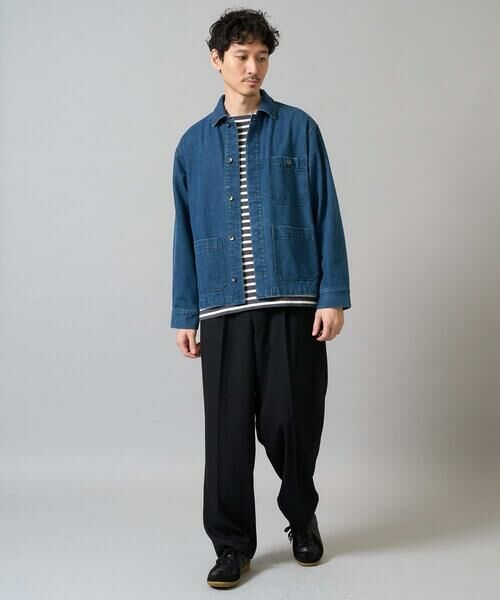 a.v.v / アー・ヴェ・ヴェ Gジャン・デニムジャケット | 【洗濯機で洗える】ワイドシルエットデニムカバーオール | 詳細7