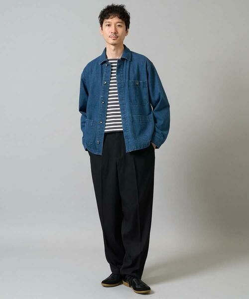 a.v.v / アー・ヴェ・ヴェ Gジャン・デニムジャケット | 【洗濯機で洗える】ワイドシルエットデニムカバーオール | 詳細8