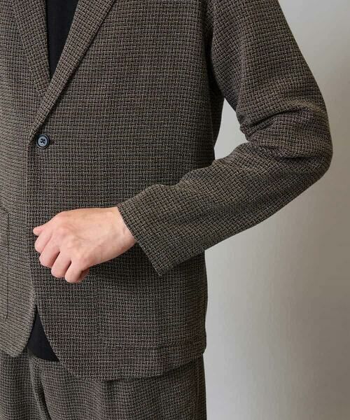 a.v.v / アー・ヴェ・ヴェ テーラードジャケット | 【イージーケア/シワになりにくい】ツイードストレッチテーラードジャケット【洗濯機で洗える】 | 詳細15