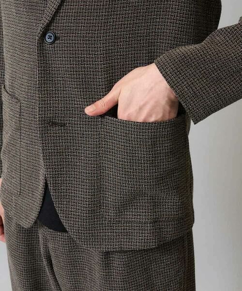 a.v.v / アー・ヴェ・ヴェ テーラードジャケット | 【イージーケア/シワになりにくい】ツイードストレッチテーラードジャケット【洗濯機で洗える】 | 詳細16