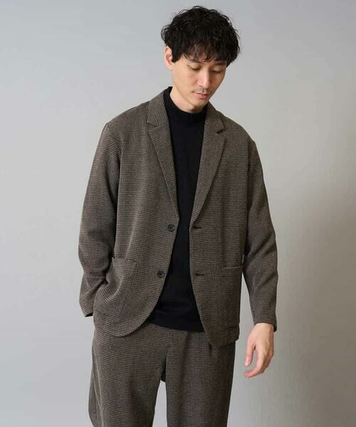a.v.v / アー・ヴェ・ヴェ テーラードジャケット | 【イージーケア/シワになりにくい】ツイードストレッチテーラードジャケット【洗濯機で洗える】 | 詳細8