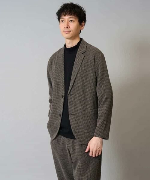 a.v.v / アー・ヴェ・ヴェ テーラードジャケット | 【イージーケア/シワになりにくい】ツイードストレッチテーラードジャケット【洗濯機で洗える】 | 詳細9
