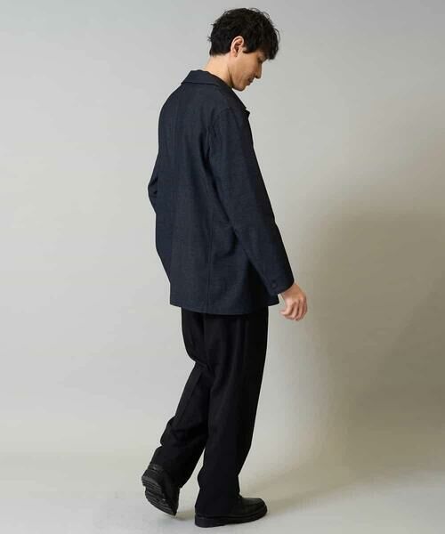 a.v.v / アー・ヴェ・ヴェ ステンカラーコート | 【イージーケア】デニムライクステンカラーコート【洗濯機で洗える】 | 詳細10