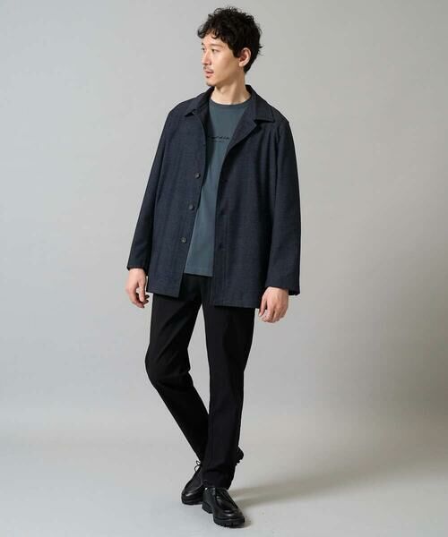 a.v.v / アー・ヴェ・ヴェ ステンカラーコート | 【イージーケア】デニムライクステンカラーコート【洗濯機で洗える】 | 詳細16