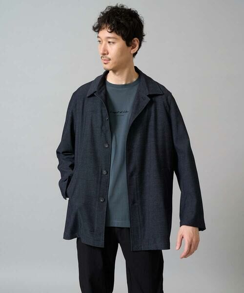 a.v.v / アー・ヴェ・ヴェ ステンカラーコート | 【イージーケア】デニムライクステンカラーコート【洗濯機で洗える】 | 詳細19