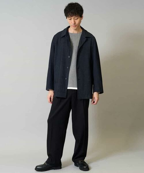 a.v.v / アー・ヴェ・ヴェ ステンカラーコート | 【イージーケア】デニムライクステンカラーコート【洗濯機で洗える】 | 詳細2