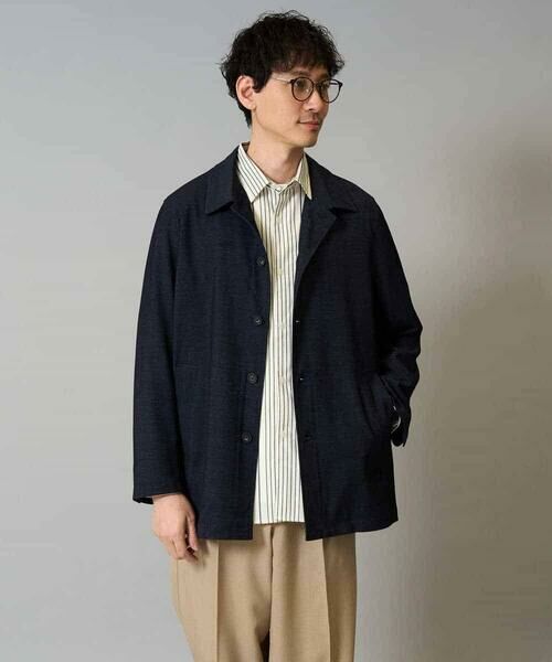 a.v.v / アー・ヴェ・ヴェ ステンカラーコート | 【イージーケア】デニムライクステンカラーコート【洗濯機で洗える】 | 詳細24