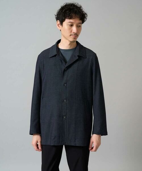 a.v.v / アー・ヴェ・ヴェ ステンカラーコート | 【イージーケア】デニムライクステンカラーコート【洗濯機で洗える】 | 詳細26