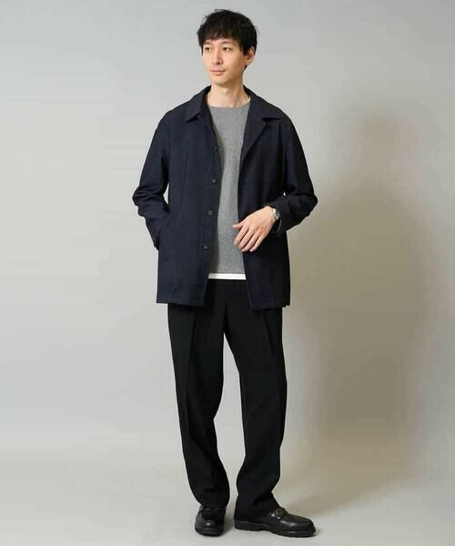 a.v.v / アー・ヴェ・ヴェ ステンカラーコート | 【イージーケア】デニムライクステンカラーコート【洗濯機で洗える】 | 詳細4