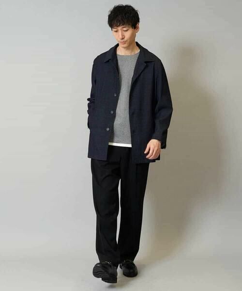 a.v.v / アー・ヴェ・ヴェ ステンカラーコート | 【イージーケア】デニムライクステンカラーコート【洗濯機で洗える】 | 詳細5