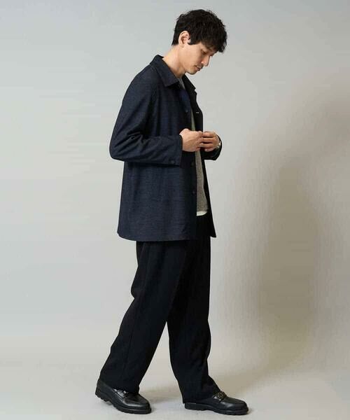 a.v.v / アー・ヴェ・ヴェ ステンカラーコート | 【イージーケア】デニムライクステンカラーコート【洗濯機で洗える】 | 詳細7