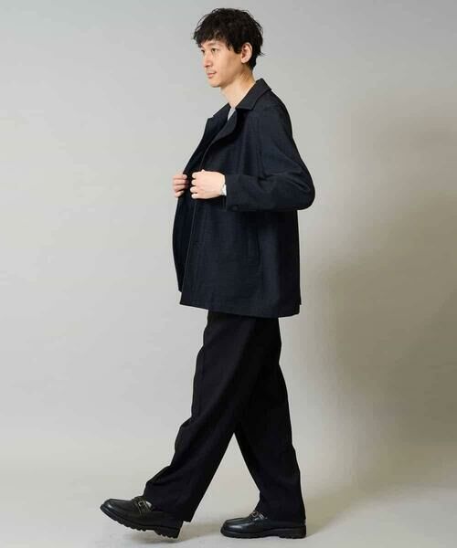 a.v.v / アー・ヴェ・ヴェ ステンカラーコート | 【イージーケア】デニムライクステンカラーコート【洗濯機で洗える】 | 詳細8