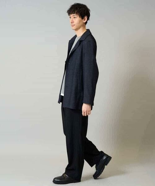 a.v.v / アー・ヴェ・ヴェ ステンカラーコート | 【イージーケア】デニムライクステンカラーコート【洗濯機で洗える】 | 詳細9