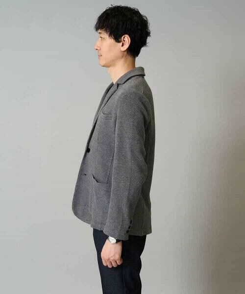 a.v.v / アー・ヴェ・ヴェ テーラードジャケット | 【イージーケア/ストレッチ】ハニカムジャージースマートジャケット【洗濯機で洗える】通勤/ビジネス/ジャケット〈ON/OFF SERIES〉 | 詳細18