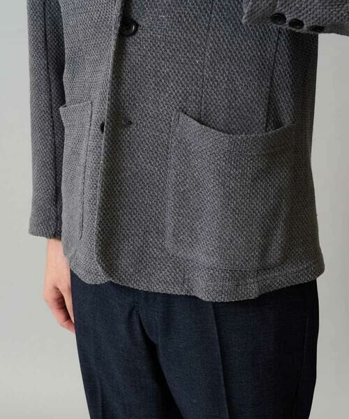 a.v.v / アー・ヴェ・ヴェ テーラードジャケット | 【イージーケア/ストレッチ】ハニカムジャージースマートジャケット【洗濯機で洗える】通勤/ビジネス/ジャケット〈ON/OFF SERIES〉 | 詳細23