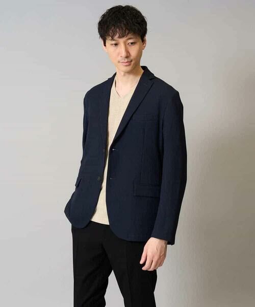 a.v.v / アー・ヴェ・ヴェ テーラードジャケット | 【イージーケア/シワになりにくい】スマートジャケット 秋リライト【洗濯機で洗える/ストレッチ】〈ON/OFF SERIES〉 | 詳細15