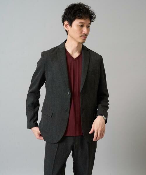 a.v.v / アー・ヴェ・ヴェ テーラードジャケット | 【イージーケア/シワになりにくい】スマートジャケット 秋リライト【洗濯機で洗える/ストレッチ】〈ON/OFF SERIES〉 | 詳細17