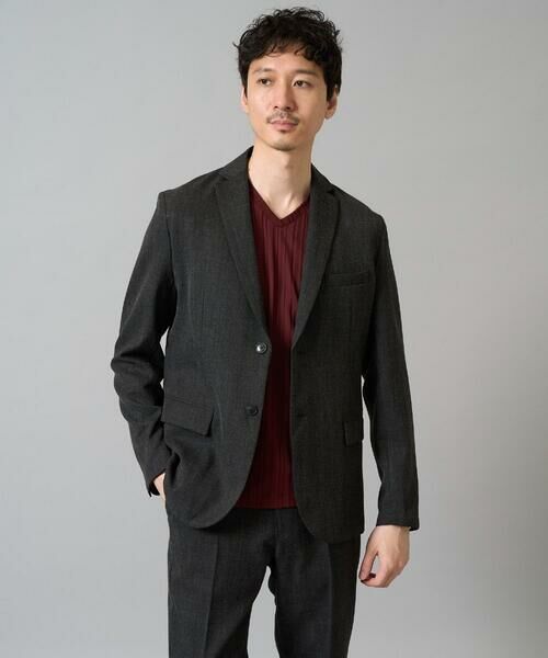 a.v.v / アー・ヴェ・ヴェ テーラードジャケット | 【イージーケア/シワになりにくい】スマートジャケット 秋リライト【洗濯機で洗える/ストレッチ】〈ON/OFF SERIES〉 | 詳細18