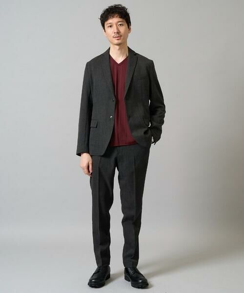 a.v.v / アー・ヴェ・ヴェ テーラードジャケット | 【イージーケア/シワになりにくい】スマートジャケット 秋リライト【洗濯機で洗える/ストレッチ】〈ON/OFF SERIES〉 | 詳細5