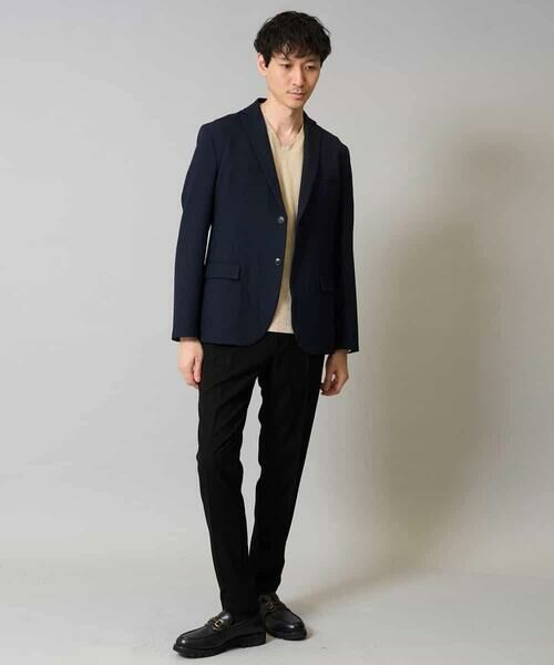 a.v.v / アー・ヴェ・ヴェ テーラードジャケット | 【イージーケア/シワになりにくい】スマートジャケット 秋リライト【洗濯機で洗える/ストレッチ】〈ON/OFF SERIES〉 | 詳細8
