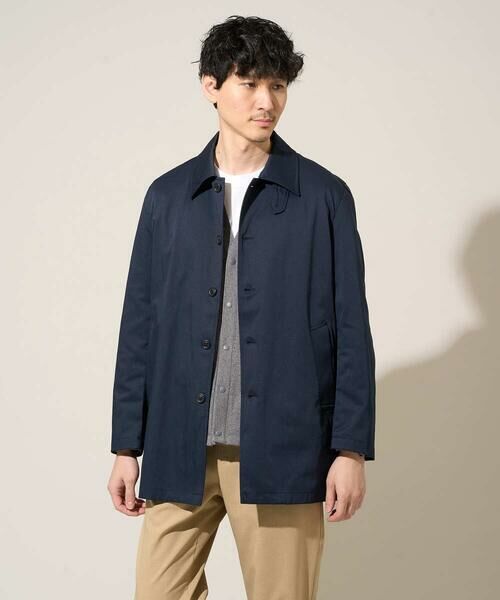 a.v.v / アー・ヴェ・ヴェ ステンカラーコート | 【撥水/毛玉になりにくい】ステンカラースプリングコート | 詳細1