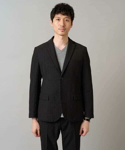 a.v.v / アー・ヴェ・ヴェ テーラードジャケット | 【イージーケア】デニムライクストレッチ裏起毛テーラードジャケット【洗濯機で洗える】〈ON/OFF SERIES〉 | 詳細15