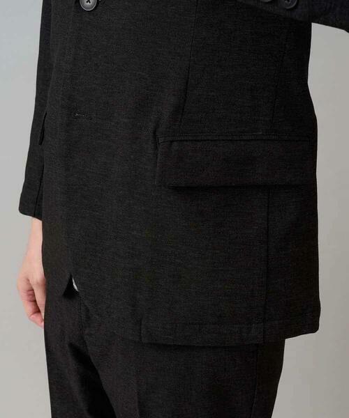 a.v.v / アー・ヴェ・ヴェ テーラードジャケット | 【イージーケア】デニムライクストレッチ裏起毛テーラードジャケット【洗濯機で洗える】〈ON/OFF SERIES〉 | 詳細22