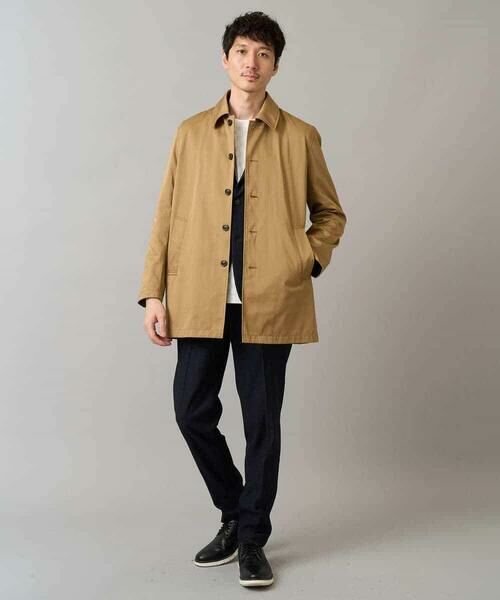 a.v.v / アー・ヴェ・ヴェ テーラードジャケット | 【イージーケア】デニムライクストレッチ裏起毛テーラードジャケット【洗濯機で洗える】〈ON/OFF SERIES〉 | 詳細7