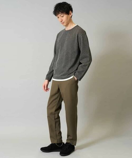 a.v.v / アー・ヴェ・ヴェ カットソー | 【イージーケア毛玉になりにくい】シャンブレーフェイクレイヤードカットソー【洗濯機で洗える】 | 詳細13