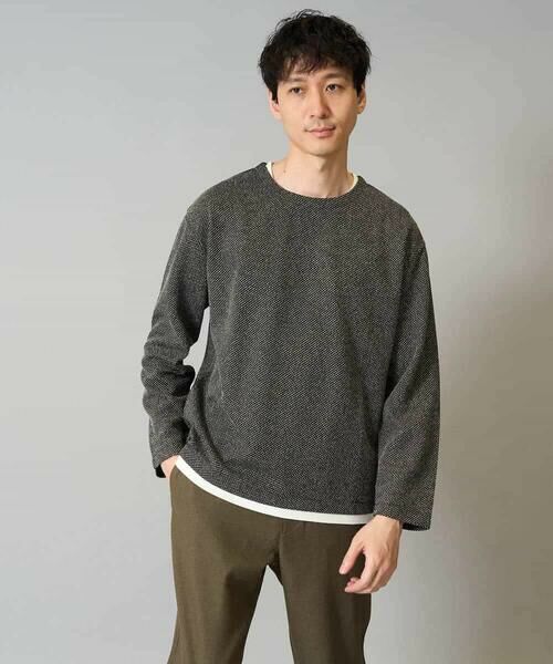 a.v.v / アー・ヴェ・ヴェ カットソー | 【イージーケア毛玉になりにくい】シャンブレーフェイクレイヤードカットソー【洗濯機で洗える】 | 詳細24