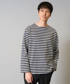 a.v.v / アー・ヴェ・ヴェ カットソー | 【綿100％】ボーダーワイドシルエットカットソー　長袖　ロンT