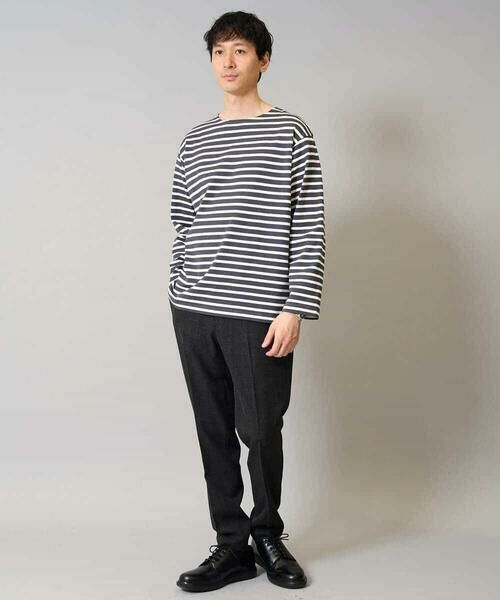 a.v.v / アー・ヴェ・ヴェ カットソー | 【綿100％】ボーダーワイドシルエットカットソー　長袖　ロンT | 詳細10
