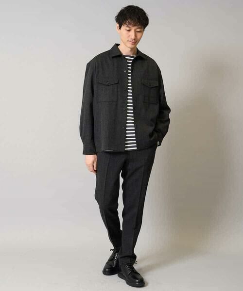 a.v.v / アー・ヴェ・ヴェ カットソー | 【綿100％】ボーダーワイドシルエットカットソー　長袖　ロンT | 詳細13