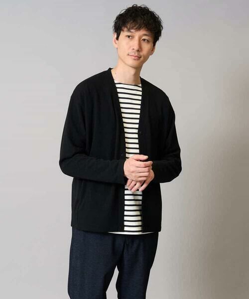 a.v.v / アー・ヴェ・ヴェ カットソー | 【綿100％】ボーダーワイドシルエットカットソー　長袖　ロンT | 詳細15